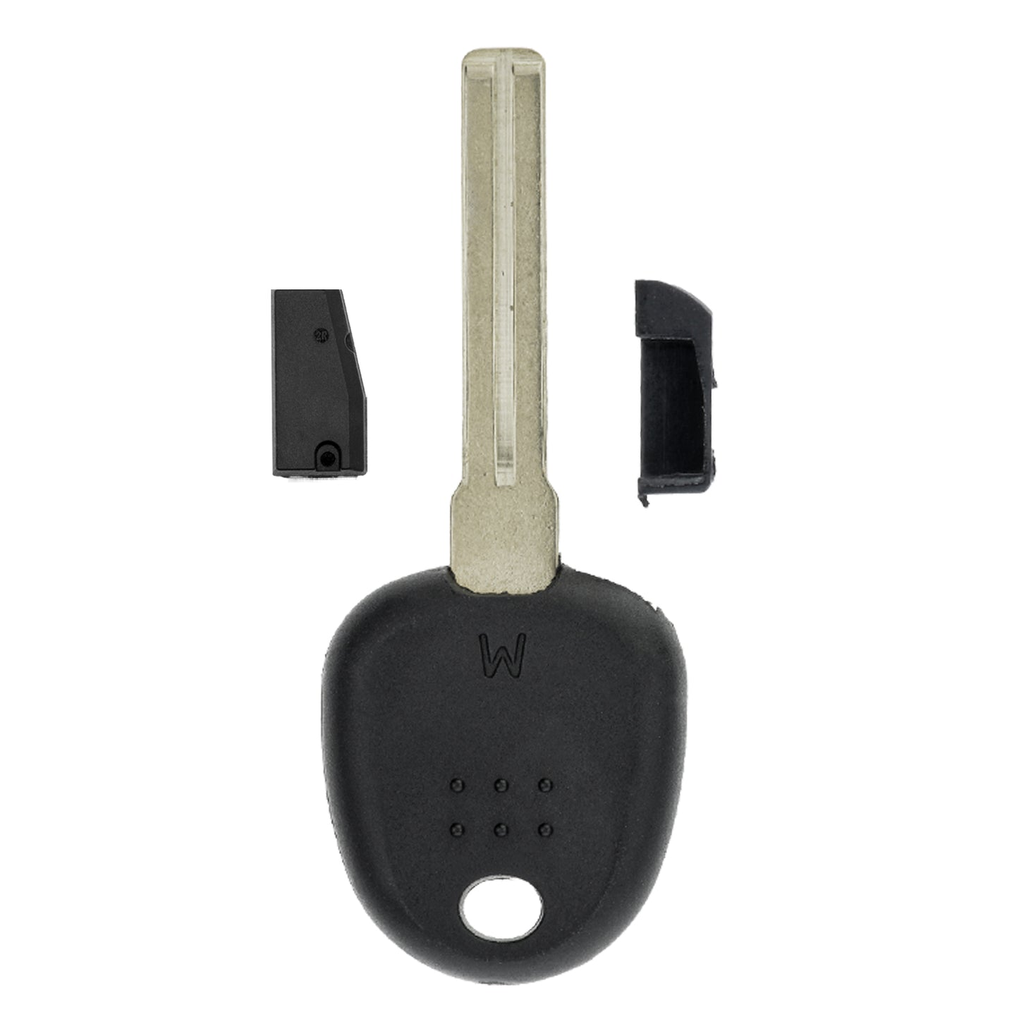 MT-KEY Auto Zünd Schlüssel Rohling HYN20 + ID46 Transponder Wegfahrsperre kompatibel mit Hyundai I20 I Pb 08-14 Lantra 07-11 Tucson II El 09-15 Kia Sportage III Sl 10-15