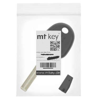 MT-KEY Auto Zünd Schlüssel Rohling HYN20 + ID46 Transponder Wegfahrsperre kompatibel mit Hyundai I20 I Pb 08-14 Lantra 07-11 Tucson II El 09-15 Kia Sportage III Sl 10-15