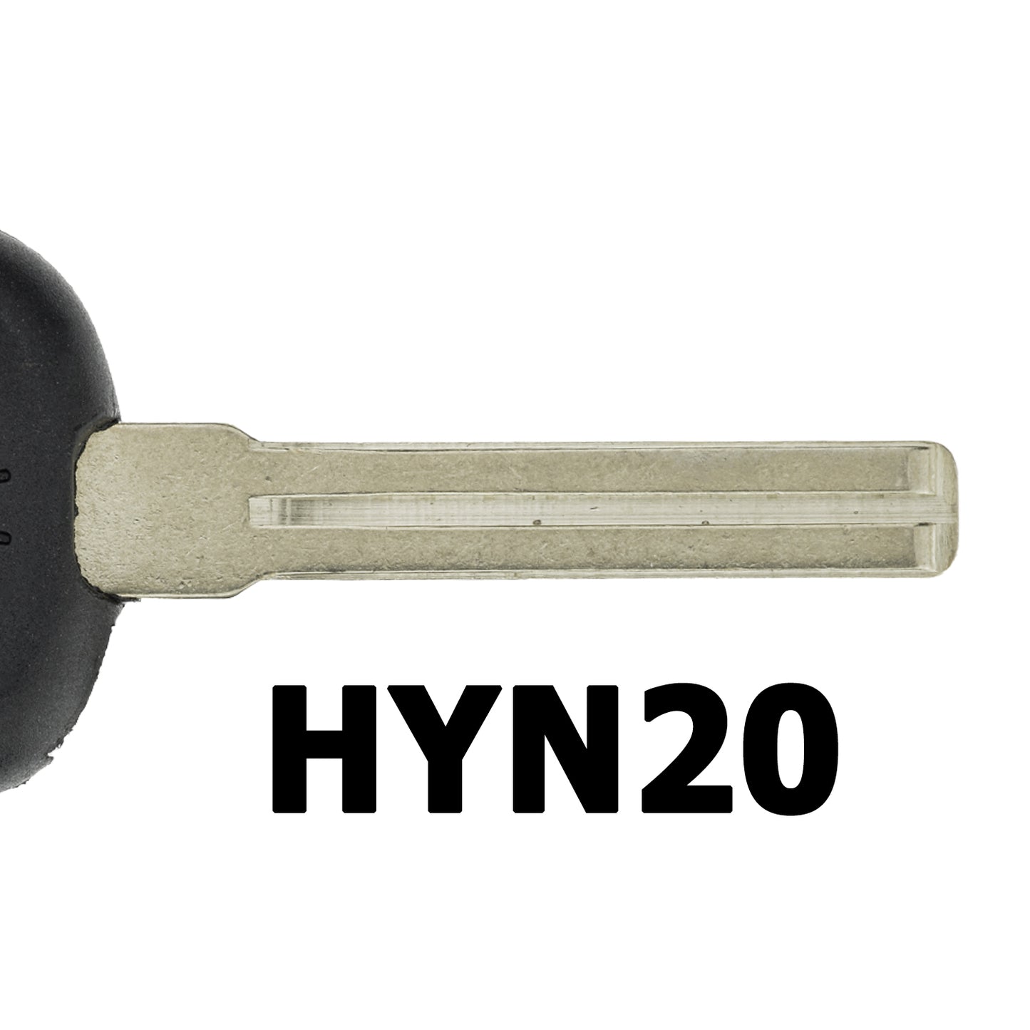MT-KEY Auto Zünd Schlüssel Rohling HYN20 + ID46 Transponder Wegfahrsperre kompatibel mit Hyundai I20 I Pb 08-14 Lantra 07-11 Tucson II El 09-15 Kia Sportage III Sl 10-15
