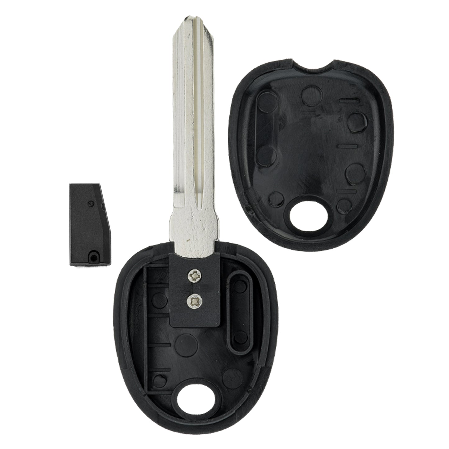 MT-KEY Auto Zünd Schlüssel Rohling HYN15 + ID46 Transponder Wegfahrsperre kompatibel mit Kia Rio II Jb 05-11