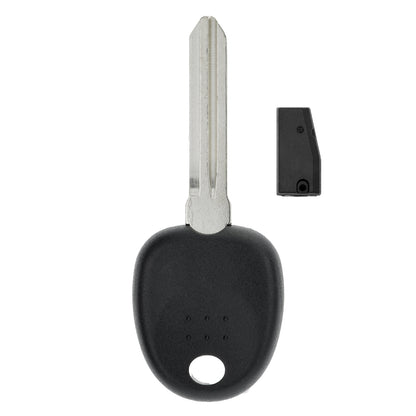 MT-KEY Auto Zünd Schlüssel Rohling HYN15 + ID46 Transponder Wegfahrsperre kompatibel mit Kia Rio II Jb 05-11