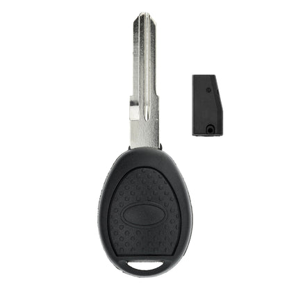 MT-KEY Auto Zünd Schlüssel Rohling NE75 + ID46 Transponder Wegfahrsperre kompatibel mit Land Rover Freelander I Ln Ab Facelift 03-06