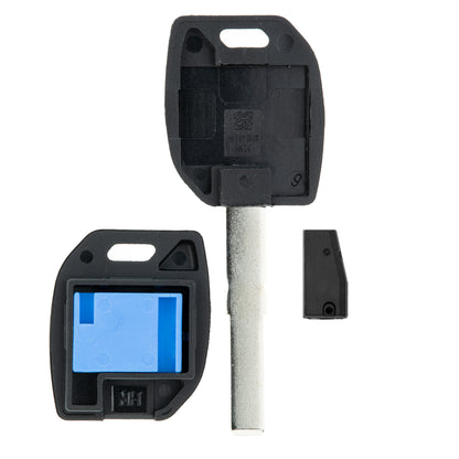 MT-KEY Auto Zünd Schlüssel Rohling SIP36 + ID46 Transponder Wegfahrsperre kompatibel mit Alfa Romeo Giulietta 940 10-16 Peugeot Boxer II 07-16