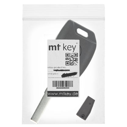 MT-KEY Auto Zünd Schlüssel Rohling SIP36 + ID46 Transponder Wegfahrsperre kompatibel mit Alfa Romeo Giulietta 940 10-16 Peugeot Boxer II 07-16