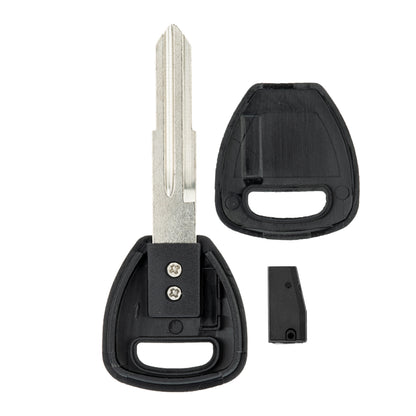MT-KEY Auto Zünd Schlüssel Rohling HON58R + ID46 Transponder Wegfahrsperre kompatibel mit Acura Rl 05-10 Tl 04-06 Tsx 04-07