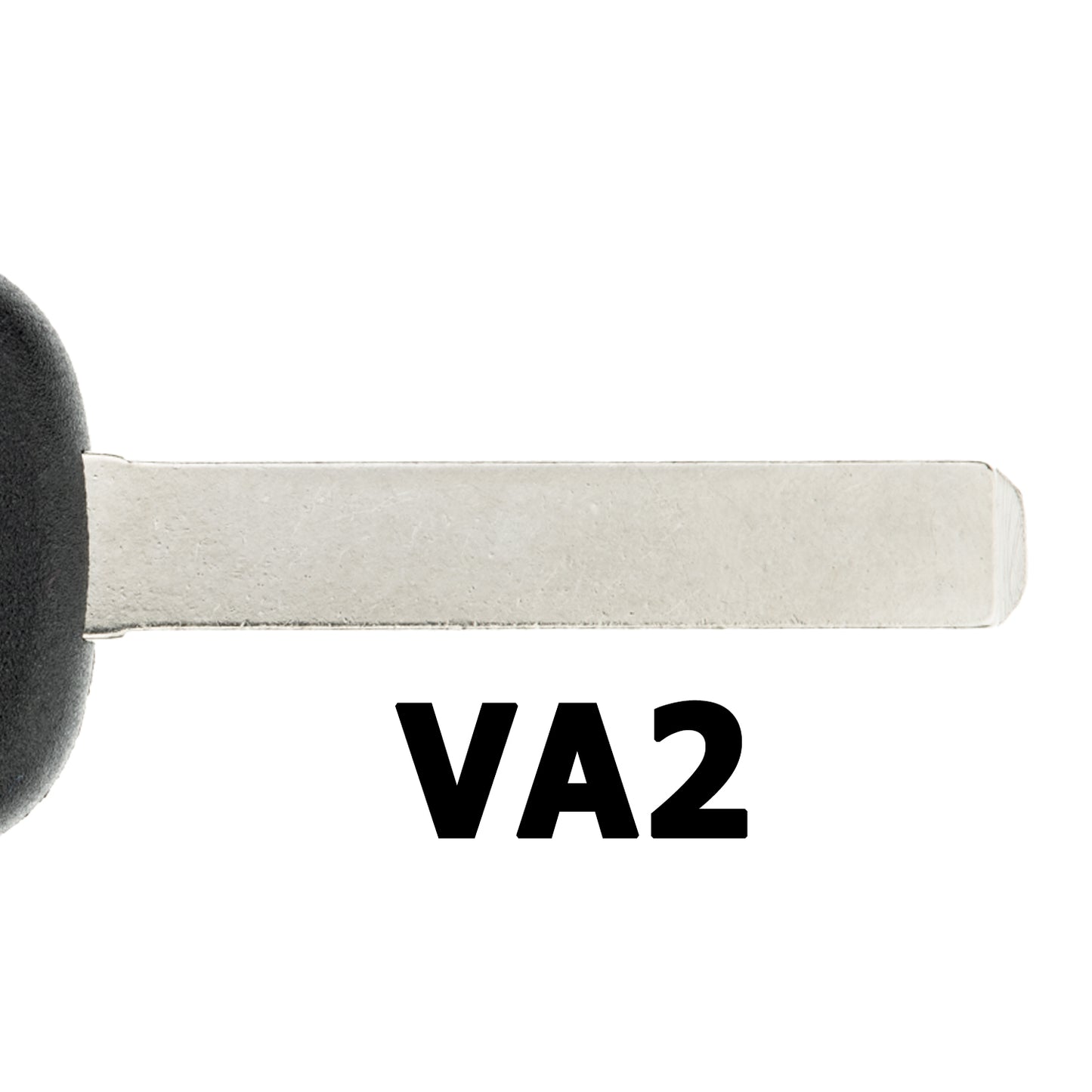 MT-KEY Auto Zünd Schlüssel Rohling VA2 + ID46 Transponder Wegfahrsperre kompatibel mit Citroen C5 01-17 Berlingo I II C2 C3 I II C3 Picasso C3 Pluriel C4 I II C6 DS3 DS4 DS5 Peugeot Partner I II 1007