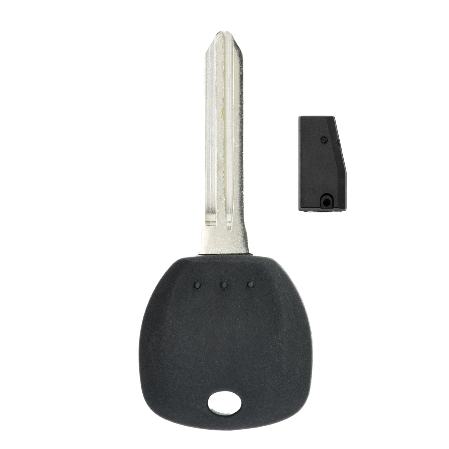 MT-KEY Auto Zünd Schlüssel Rohling HYN14 + ID46 Transponder kompatibel mit Hyundai Elantra IV HD Genesis BK H-1 Bus I10 I PA Imax IX55 EN Santa Fe CM Sonata NF Kia Carens III UN Carnival II Soul I