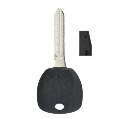 MT-KEY Auto Zünd Schlüssel Rohling HYN14 + ID46 Transponder kompatibel mit Hyundai Elantra IV HD Genesis BK H-1 Bus I10 I PA Imax IX55 EN Santa Fe CM Sonata NF Kia Carens III UN Carnival II Soul I