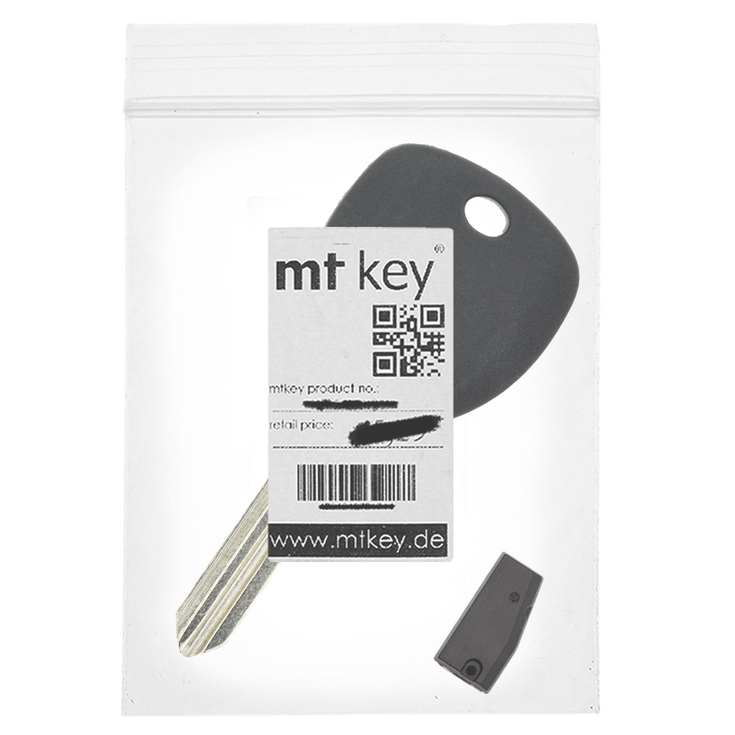 MT-KEY Auto Zünd Schlüssel Rohling HYN14R + ID46 Transponder Wegfahrsperre kompatibel mit Hyundai Tucson II El 09-15