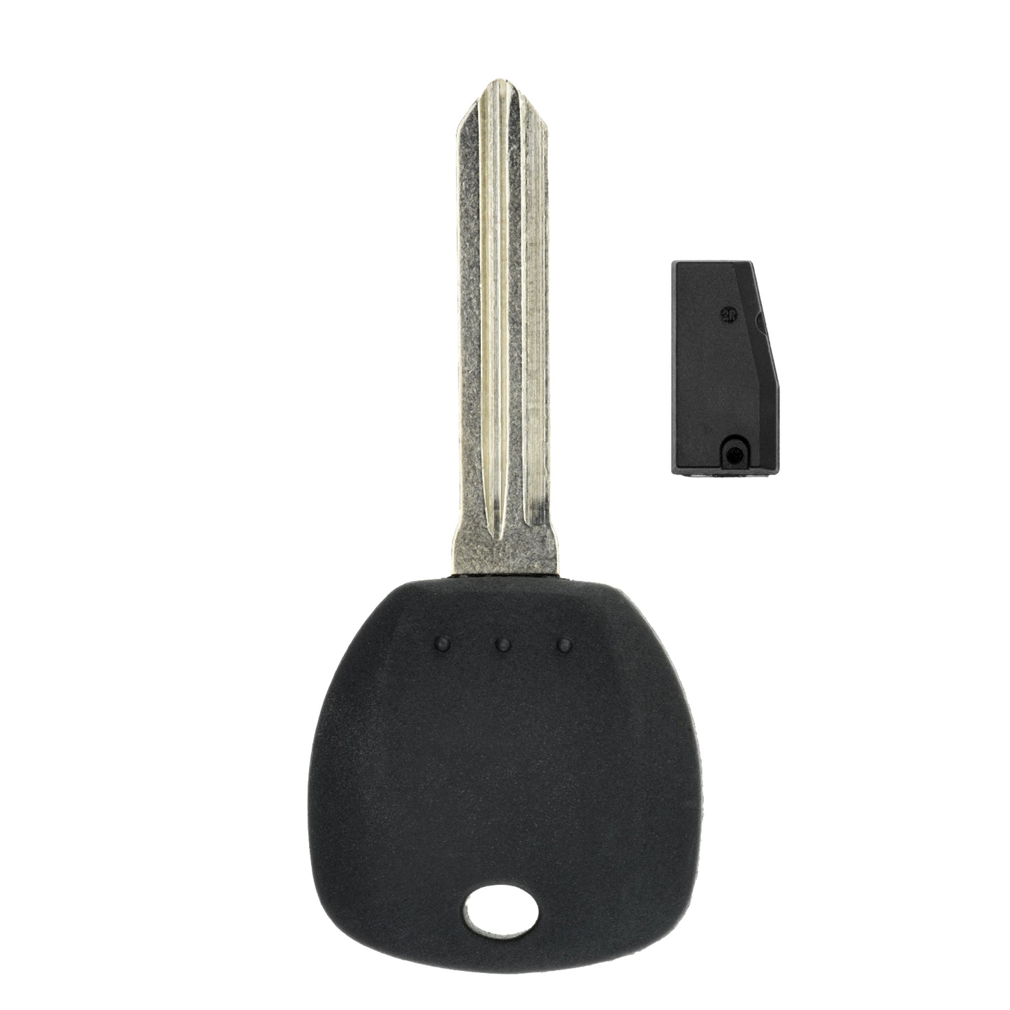 MT-KEY Auto Zünd Schlüssel Rohling HYN14R + ID46 Transponder Wegfahrsperre kompatibel mit Hyundai Tucson II El 09-15