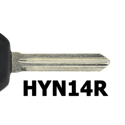 MT-KEY Auto Zünd Schlüssel Rohling HYN14R + ID46 Transponder Wegfahrsperre kompatibel mit Hyundai Tucson II El 09-15