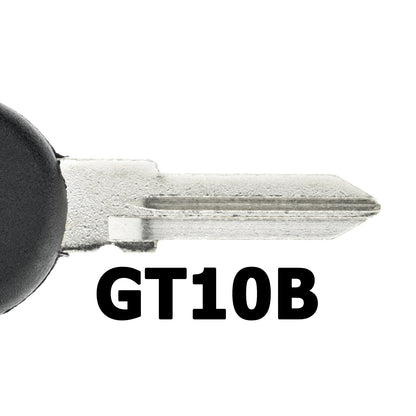 MT-KEY Auto Zünd Schlüssel Rohling GT10B + ID46 Transponder Wegfahrsperre kompatibel mit IVeco 35 C11 Ab 00 35C11 Ab 00 Daily 01-07 New Daily Ab 98 S 2000 Ab 98