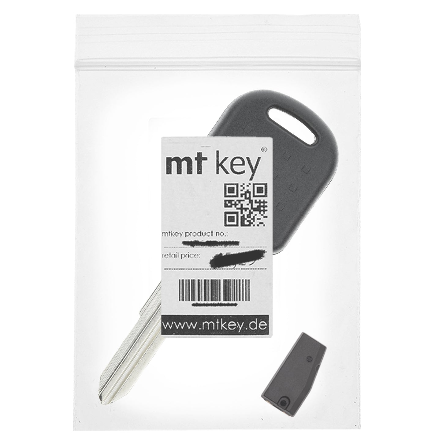 MT-KEY Auto Zünd Schlüssel Rohling SZ11R + ID46 Transponder Wegfahrsperre kompatibel mit Suzuki Grand Vitara II Jt Bis Modellpflege 05-09