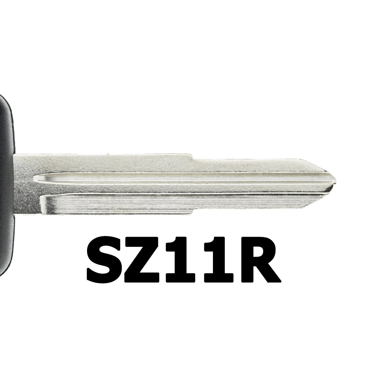 MT-KEY Auto Zünd Schlüssel Rohling SZ11R + ID46 Transponder Wegfahrsperre kompatibel mit Suzuki Grand Vitara II Jt Bis Modellpflege 05-09