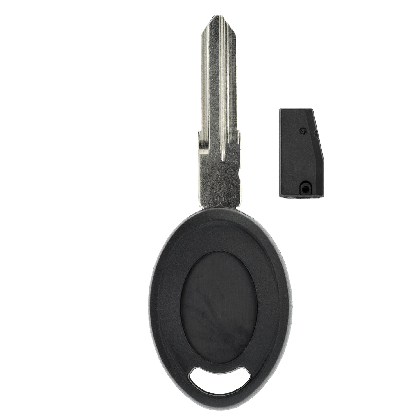 MT-KEY Auto Zünd Schlüssel Rohling TAT1 + ID46 Transponder Wegfahrsperre kompatibel mit Tata Aria Ab 10 Indica Ab 08 Indigo Ab 08 Manza Ab 09