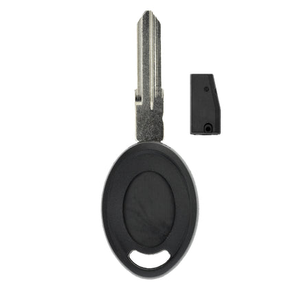 MT-KEY Auto Zünd Schlüssel Rohling TAT1 + ID46 Transponder Wegfahrsperre kompatibel mit Tata Aria Ab 10 Indica Ab 08 Indigo Ab 08 Manza Ab 09