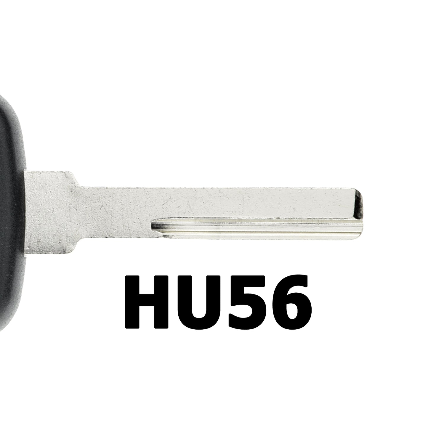 MT-KEY Auto Zünd Schlüssel Rohling HU56 + ID46 Transponder Wegfahrsperre kompatibel mit Mitsubishi Colt VI Z30 04-12 Smart Forfour I W454 04-06