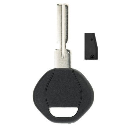 MT-KEY Auto Zünd Schlüssel Rohling HU58 + ID46 Transponder kompatibel mit Bmw 3er E46 99-06 7er E38 99-01 7er E65 E66 E67 01-04 7er E65 E66 E67 04-08 Z4 E85 E86 02-08 Z4 E89 09-16 Z8 E52 00-03