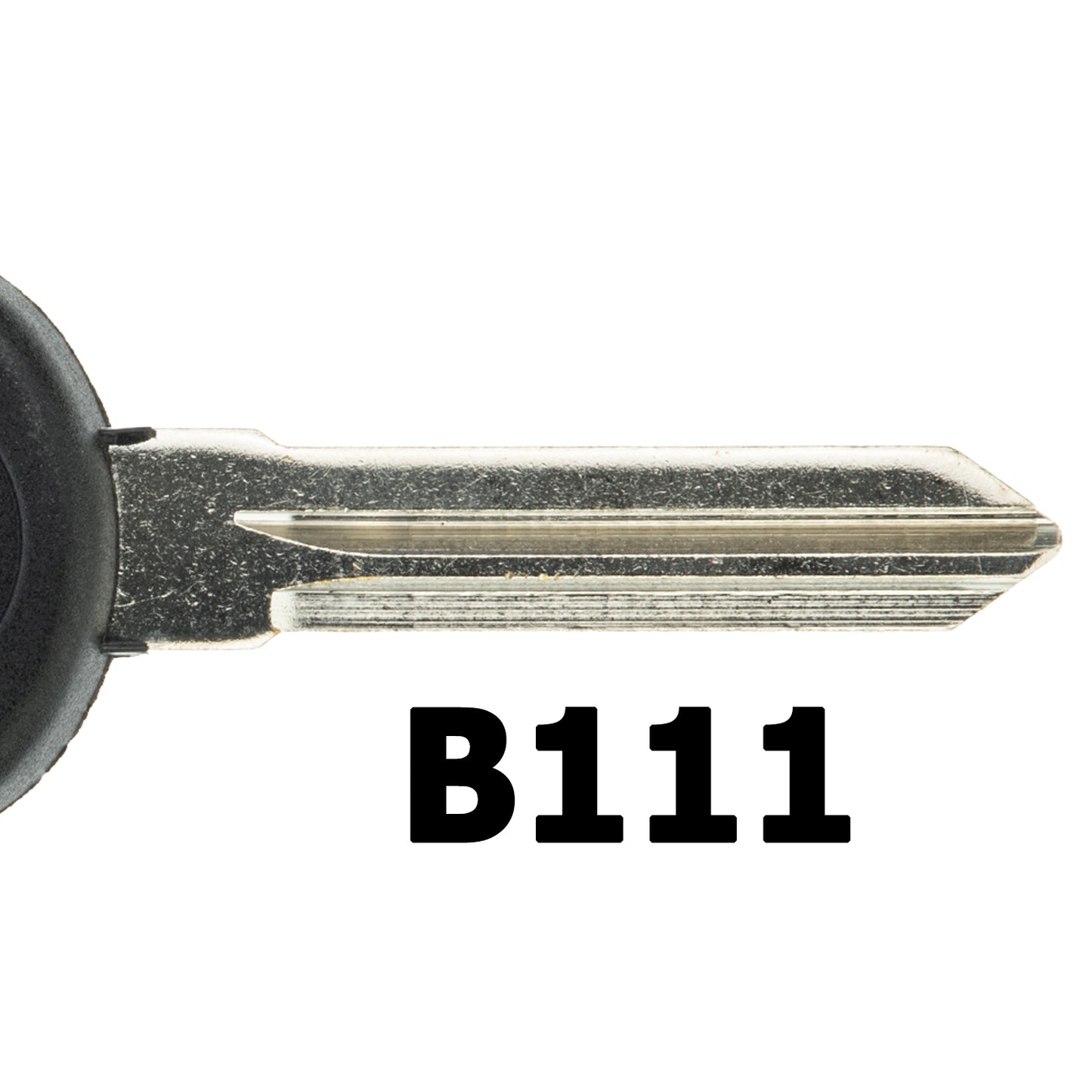 MT-KEY Auto Zünd Schlüssel Rohling B111 + ID46 Transponder Wegfahrsperre kompatibel mit Chevrolet Express 08-19 HHR 05-11 Impala 06-14 Silverado 07-13 Suburban 07-14 Tahoe 07-14 Trailblazer 06-09
