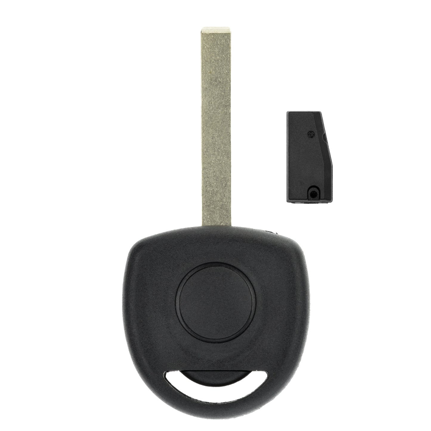 MT-KEY Auto Zünd Schlüssel Rohling HU100 + ID40 Transponder Wegfahrsperre kompatibel mit Chevrolet Astra 00-07 Opel Agila A 04-08 Meriva A 03-10 Tigra B 04-09 Corsa C 00-06