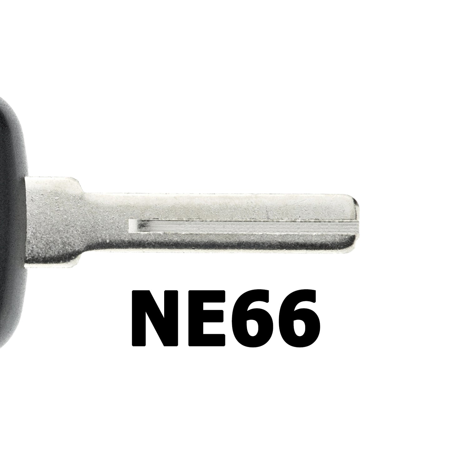 MT-KEY Auto Zünd Schlüssel Rohling NE66 + ID44 4M Transponder Wegfahrsperre kompatibel mit Volvo S80 I Ts 98-00 V70 P80 98-00
