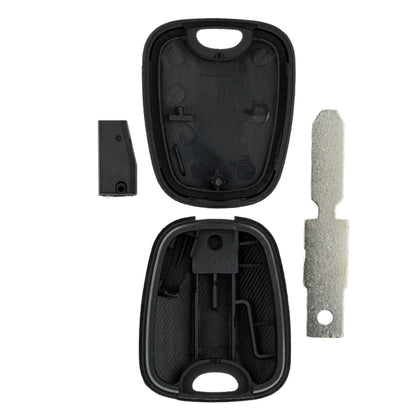 MT-KEY Auto Zünd Schlüssel Rohling NE78 + ID45 Transponder Wegfahrsperre kompatibel mit Peugeot 406 99-02
