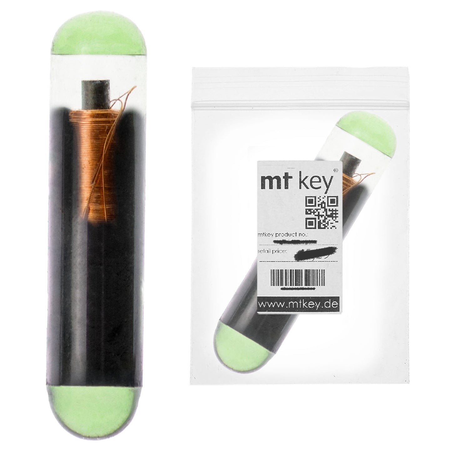 Autoschlüssel Glas Transponder Wegfahrsperre ID48 MEGAMOS CRYPTO zum programmieren ("CAN" vorcodiert auf SKODA)