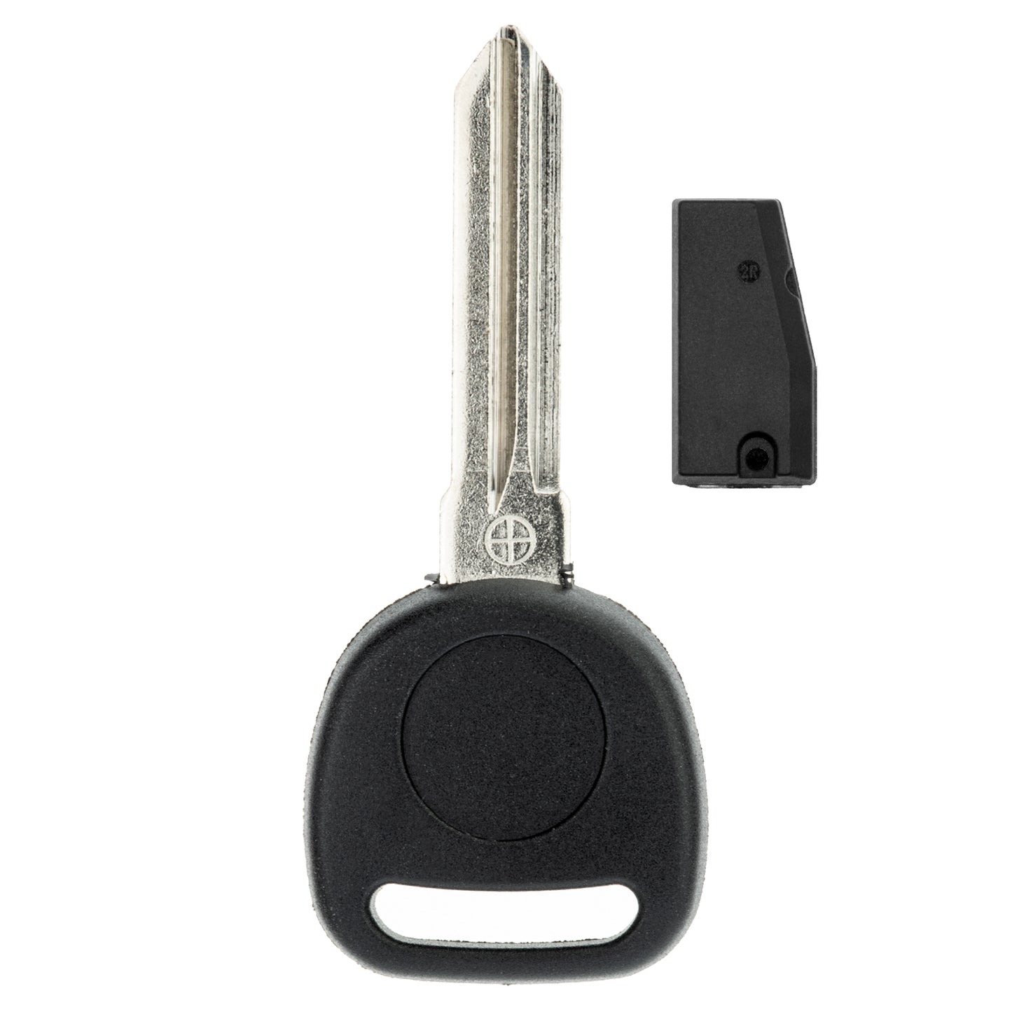 MT-KEY Auto Zünd Schlüssel Rohling + ID46 Transponder kompatibel mit Chrysler 200 JS 300 Aspen Pacifica PT Cruiser Sebring JS Voyager IV Dodge Challenger Charger Dakota Durango Journey Magnum Ram