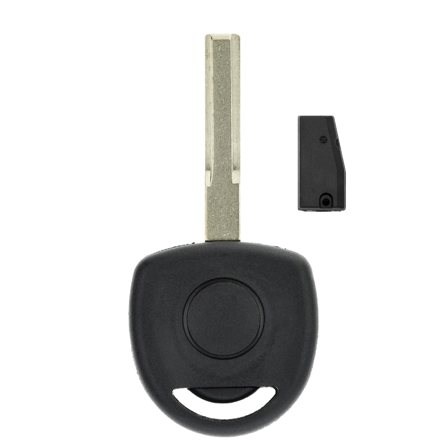 MT-KEY Auto Zünd Schlüssel Rohling HU43 + ID46 Transponder Wegfahrsperre kompatibel mit Opel Signum 03-08 Vectra C 02-08
