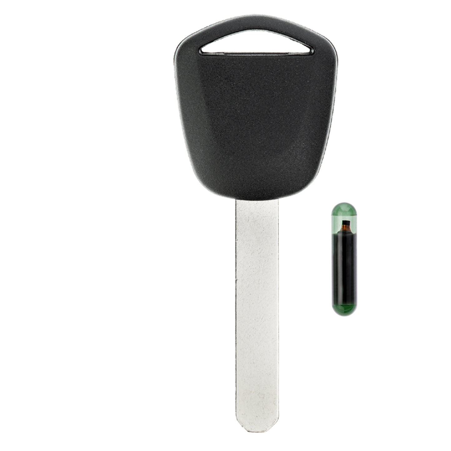 MT-KEY Auto Zünd Schlüssel Rohling HON66 + ID8E Transponder kompatibel mit Honda Accord VII 06-08 Fit 07-08 FR-V Modpf Ab 07 Jazz III Ge 06-08 Legend IV Kb1 Ab 07 S2000 Ap1 06-09 Stepwgn 05-09