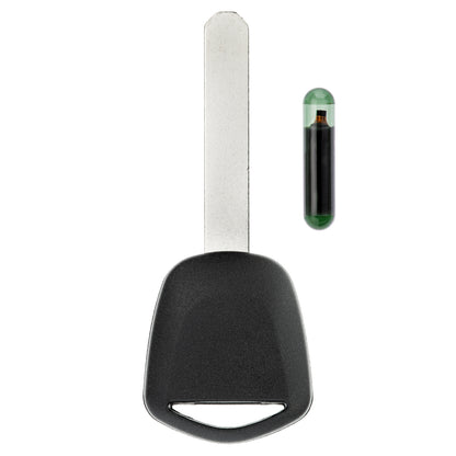 MT-KEY Auto Zünd Schlüssel Rohling HON66 + ID8E Transponder kompatibel mit Honda Accord VII 06-08 Fit 07-08 FR-V Modpf Ab 07 Jazz III Ge 06-08 Legend IV Kb1 Ab 07 S2000 Ap1 06-09 Stepwgn 05-09