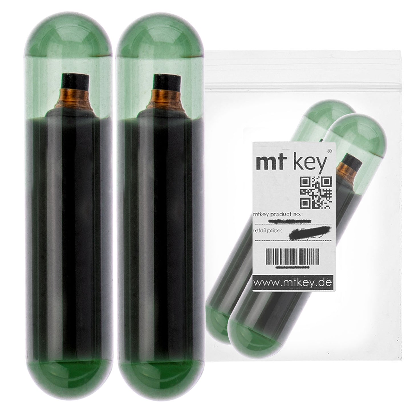 2X Auto Schlüssel Transponder Wegfahrsperre SOKYMAT CRYPTO / Typ: ID8E (8E) / Material: GLAS / programmierbar (vorcodiert auf Honda / Audi)