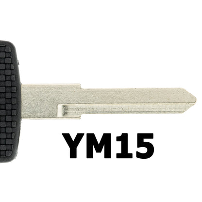 MT-KEY LKW Zünd Schlüssel Rohling YM15 + ID13 Transponder Wegfahrsperre kompatibel mit Mercedes Benz Actros Ab 97 VIto 97-03