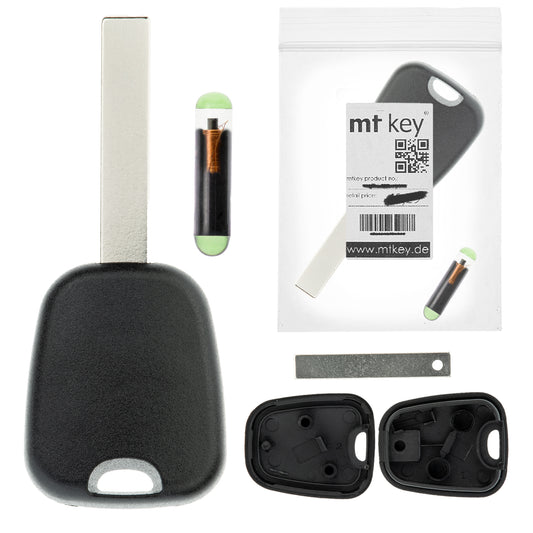 MT-KEY LKW Zünd Schlüssel Rohling HU83 + ID13 Transponder Wegfahrsperre kompatibel mit MAN TGA Ab 03