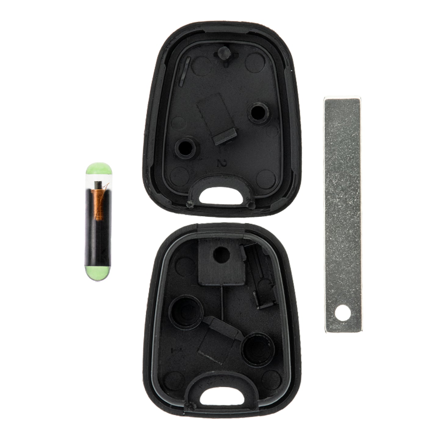MT-KEY LKW Zünd Schlüssel Rohling HU83 + ID13 Transponder Wegfahrsperre kompatibel mit MAN TGA Ab 03