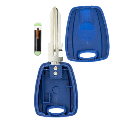 MT-KEY Auto Zünd Schlüssel Rohling GT10B + ID13 Transponder kompatibel mit Citroen Jumper I 230 96-02 Fiat Cinquecento 95-99 Ducato II 230 96-02 Panda I 141 95-03 Peugeot Boxer I 230 96-01
