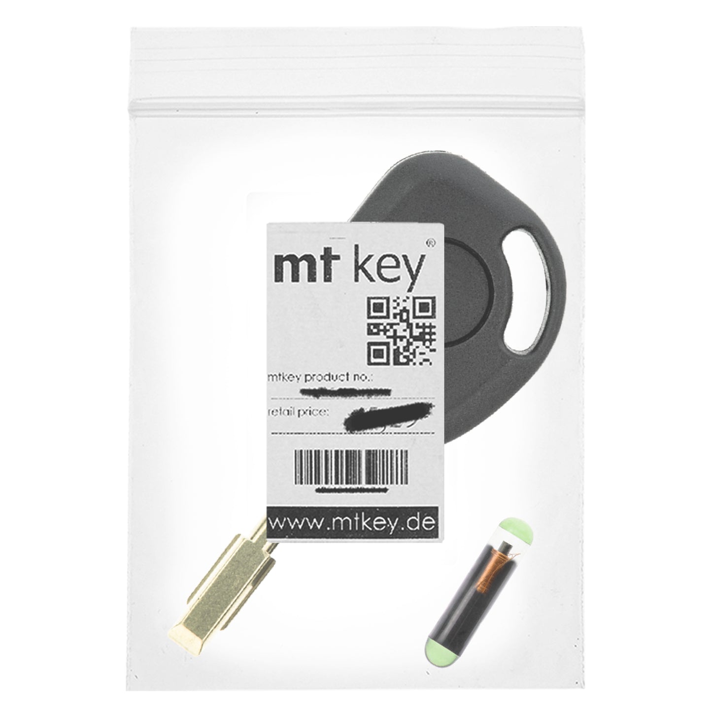 MT-KEY Auto Zünd Schlüssel Rohling FO21 + ID13 Transponder Wegfahrsperre kompatibel mit Jaguar Xjs Ab 96 Xk 96-05 Xk8 96-05 Xkr I X100 96-05