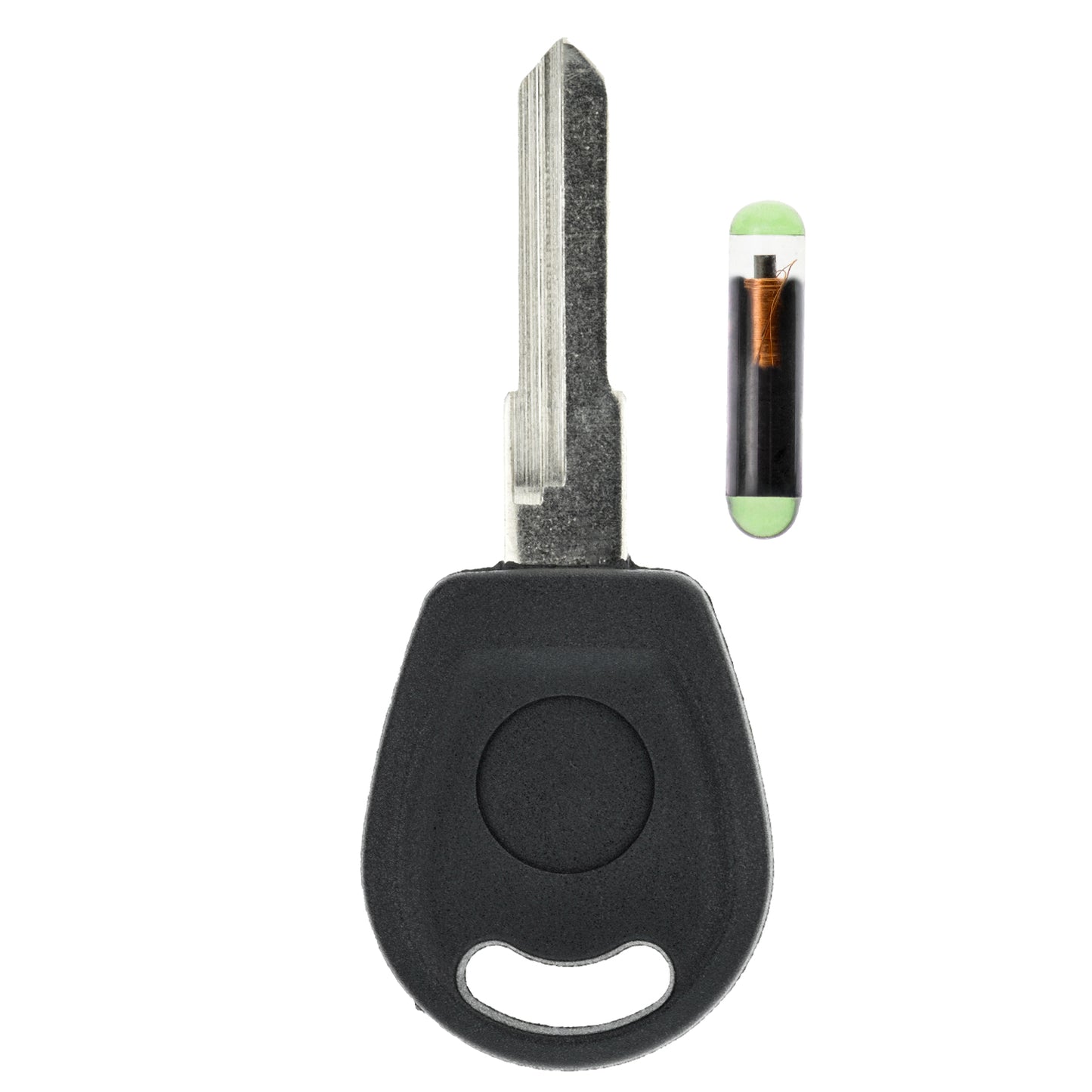 MT-KEY Auto Zünd Schlüssel Rohling HU49 + ID13 Transponder Wegfahrsperre kompatibel mit Audi A4 S4 B6 8E 95-97 A6 S6 C5 95-97 A8 S8 D2 95-97 Coupe S2 B3 95-97 80 Ab 96 Cabrio 95-97