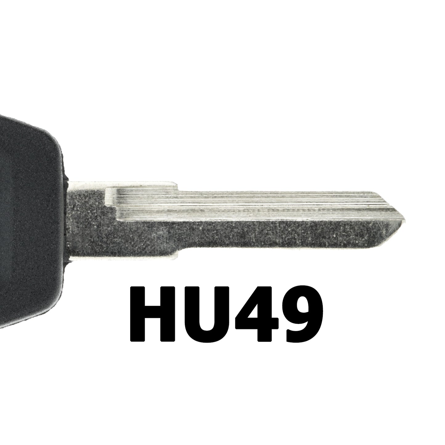 MT-KEY Auto Zünd Schlüssel Rohling HU49 + ID13 Transponder Wegfahrsperre kompatibel mit Audi A4 S4 B6 8E 95-97 A6 S6 C5 95-97 A8 S8 D2 95-97 Coupe S2 B3 95-97 80 Ab 96 Cabrio 95-97