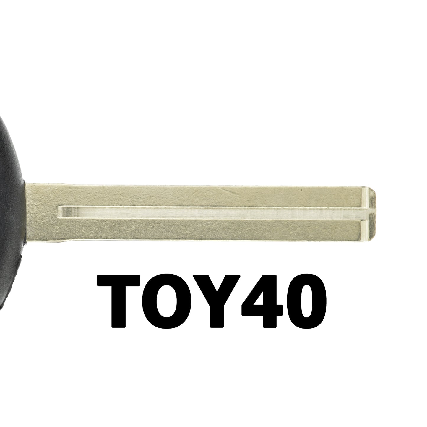 MT-KEY Auto Zünd Schlüssel Rohling TOY40 + DSTAES128BIT Transponder Wegfahrsperre kompatibel mit Lexus Lx / Lx570 14-21