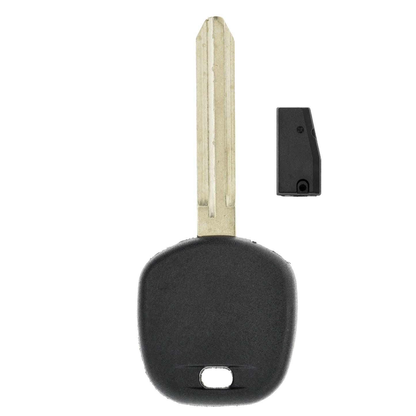 MT-KEY Auto Zünd Schlüssel Rohling TOY43 + ID74 Transponder Wegfahrsperre kompatibel mit Toyota Alphard Ab 15 Aurion 11-17 Kluger Ab 14 Noah Ab 15 Sienna 15-20 Tacoma Ab 15