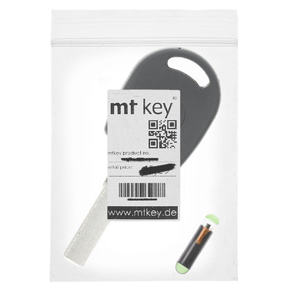 MT-KEY Auto Zünd Schlüssel Rohling HU66 + ID48 CAN Transponder Wegfahrsperre kompatibel mit Seat Alhambra Altea (XL)Exeo 09-14 Ibiza III 6L 04-09 Ibiza IV 6J 10-15 Leon 1P 5F 05-15 MII 12-17 Toledo