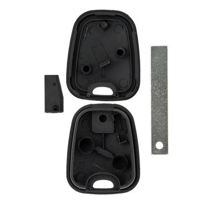 MT-KEY Auto Zünd Schlüssel Rohling HU83 + ID4A Transponder Wegfahrsperre kompatibel mit Opel Crossland Ab 17 Peugeot 2008 Ab 17 3008 Ab 17 308 Ab 17 5008 Ab 17