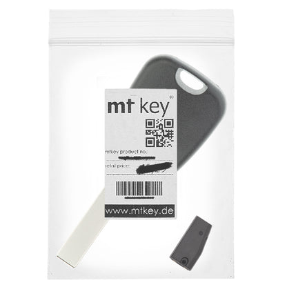 MT-KEY Auto Zünd Schlüssel Rohling HU83 + ID4A Transponder Wegfahrsperre kompatibel mit Opel Crossland Ab 17 Peugeot 2008 Ab 17 3008 Ab 17 308 Ab 17 5008 Ab 17