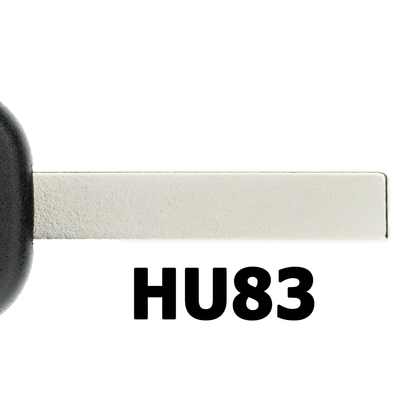 MT-KEY Auto Zünd Schlüssel Rohling HU83 + ID4A Transponder Wegfahrsperre kompatibel mit Opel Crossland Ab 17 Peugeot 2008 Ab 17 3008 Ab 17 308 Ab 17 5008 Ab 17