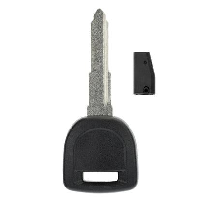 MT-KEY Auto Zünd Schlüssel Rohling MAZ24 + HITAG AES Transponder Wegfahrsperre kompatibel mit Mazda 3 Ab 19 6 Ab 19 Cx-30 Ab 20 Cx-5 Ab 19 Cx-9 Ab 20
