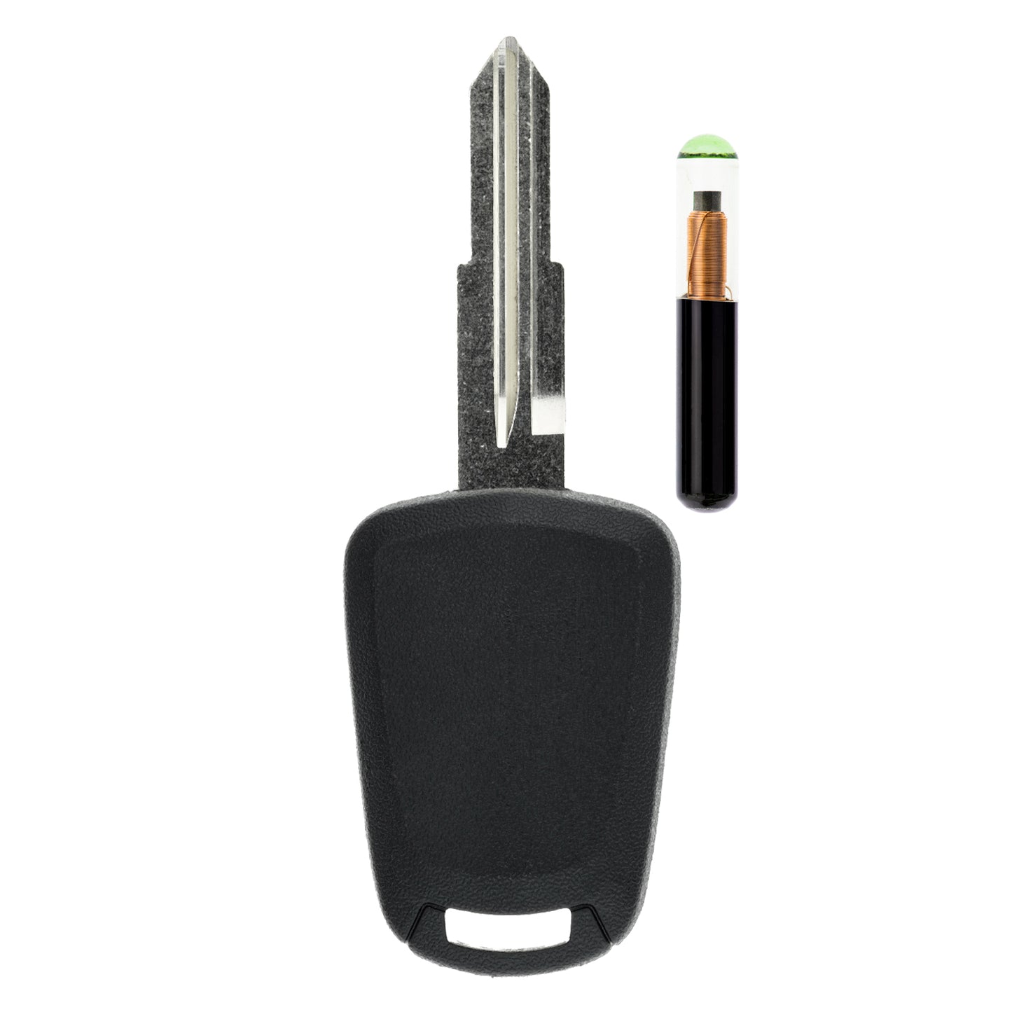 MT-KEY Auto Zünd Schlüssel Rohling DWO4R + ID60 80 Bit T7 Glas Transponder Wegfahrsperre kompatibel mit Chevrolet Epica V250 Ab 06 Evanda V200 03-06 Daewoo Evanda 03-06