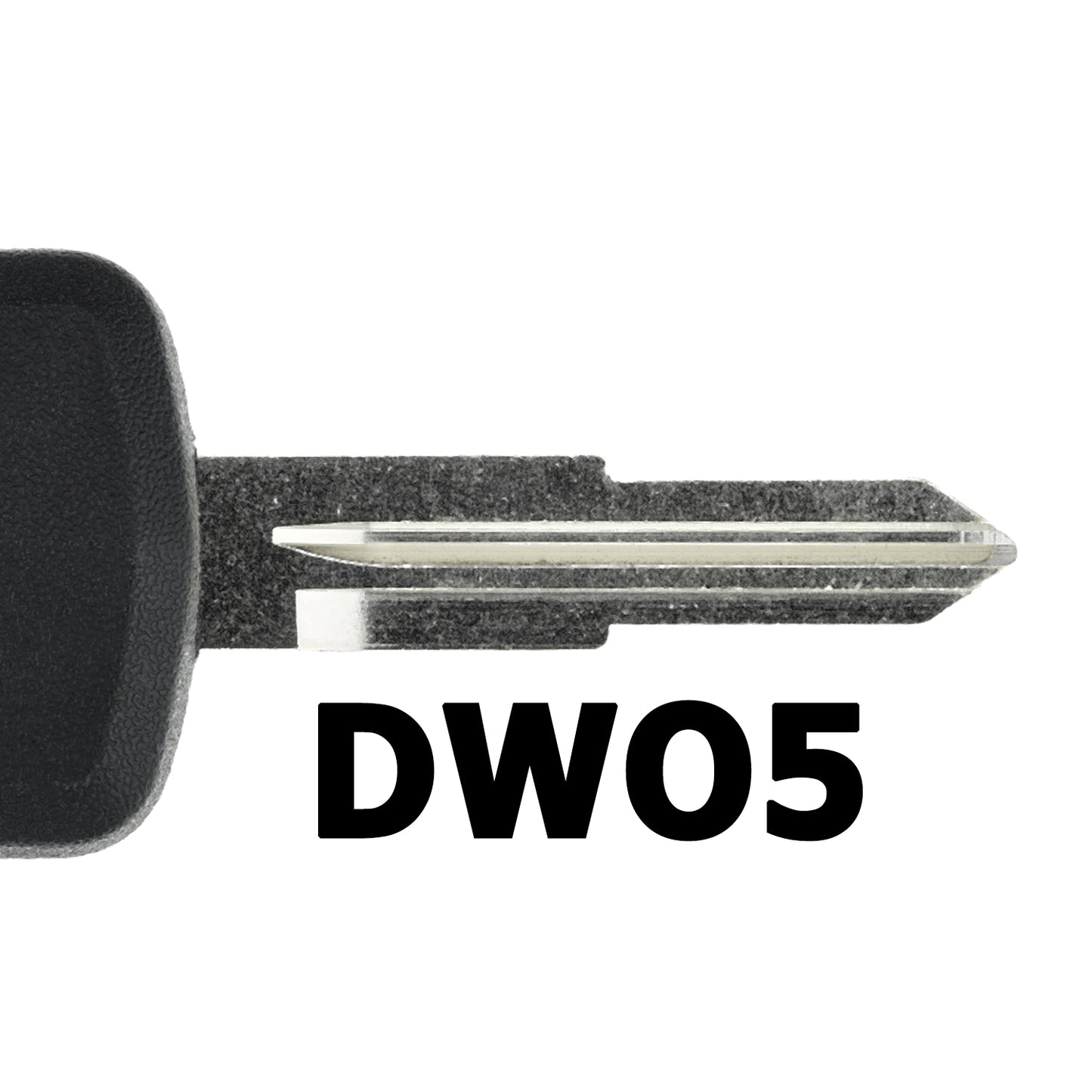 MT-KEY Auto Zünd Schlüssel Rohling DWO4R + ID60 80 Bit T7 Glas Transponder Wegfahrsperre kompatibel mit Chevrolet Epica V250 Ab 06 Evanda V200 03-06 Daewoo Evanda 03-06