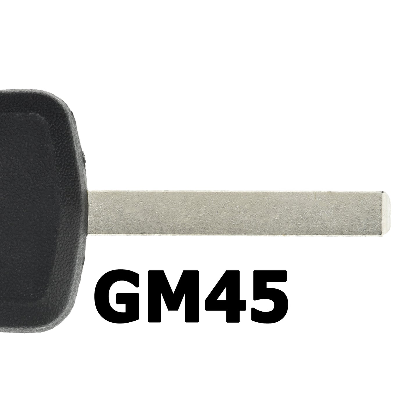 MT-KEY Auto Zünd Schlüssel Rohling GM45 + ID46 Transponder Wegfahrsperre kompatibel mit Pontiac G8 08-09