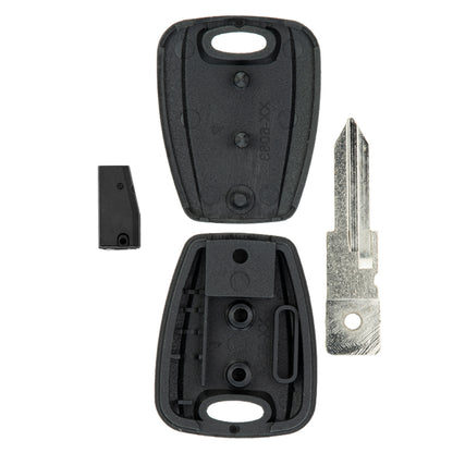 MT-KEY Auto Zünd Schlüssel Rohling GT16 + ID33 Transponder Wegfahrsperre kompatibel mit Alfa Romeo 164 95-98 164 Plus 95-98